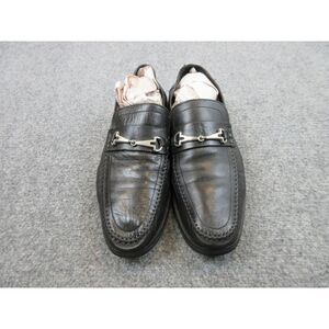 Bruno Magli Loafers Mens Size 11 M Black Leather Horsebit Dress Shoes Italy